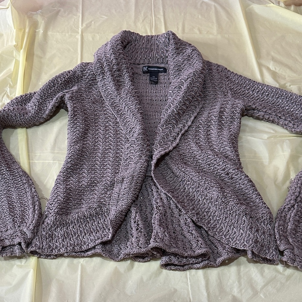 Cozy Gray Women's Sweater INC size XS